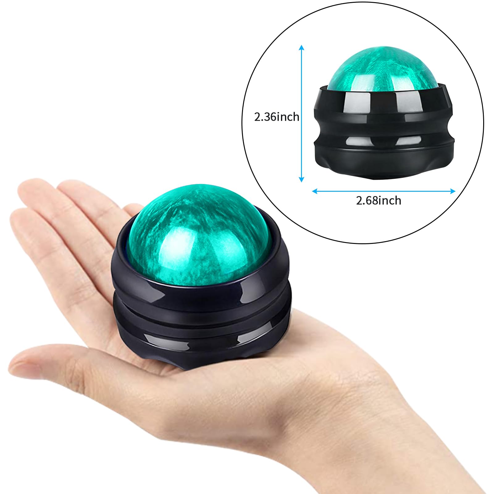 WOVTE Massage Ball, Lacrosse Balls, Self Massage Tool for Sore Muscles Shoulders, Neck, Back, Foot, Body, Deep Tissue - Image 2