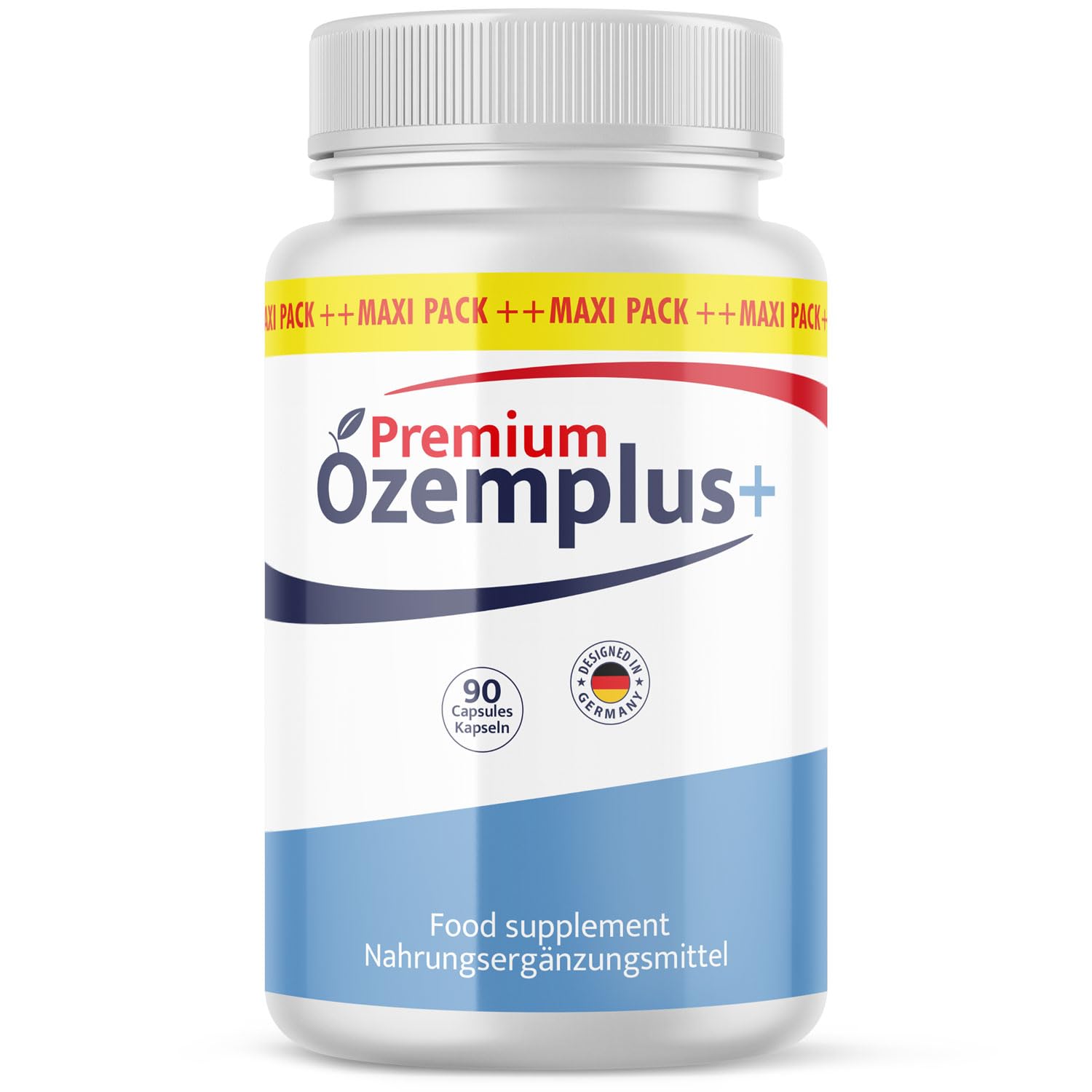 Premium Ozemplus+ Kapseln | Mit Apfelessig & Pflanzenextrakten | 90 Kapseln