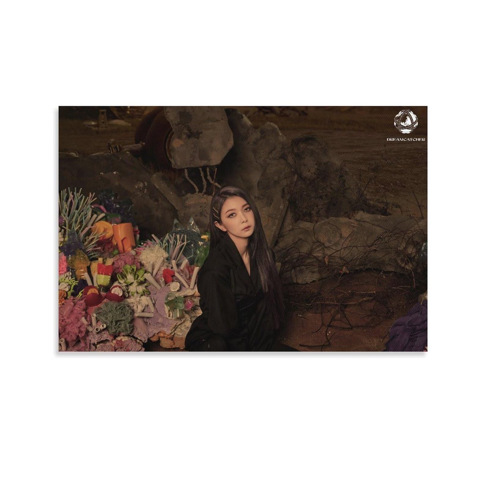 Generic Dami Dreamcatcher Apocalypse Save Us Music KPOP ARTIST Poster Decorative Painting Canvas Wall Art Living Room Posters Bedroom Painting 08x12inch(20x30cm)