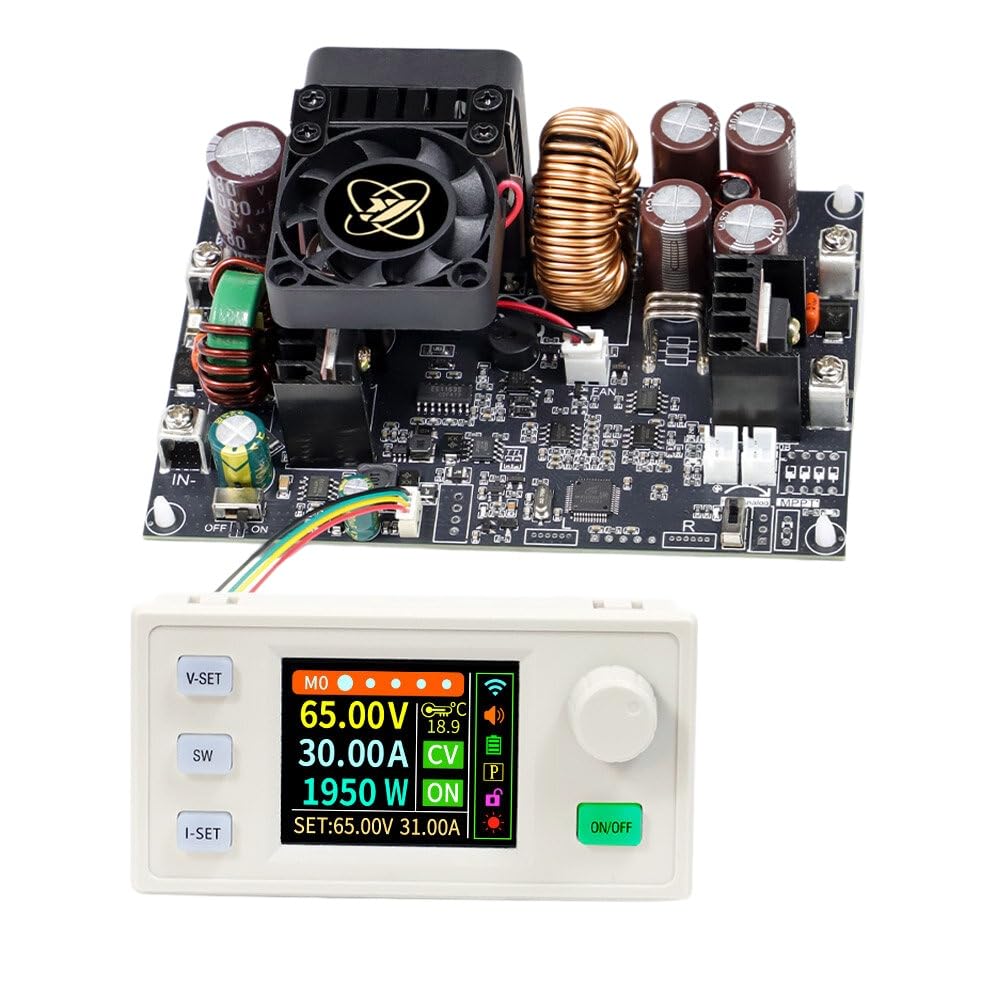 VIDOO Alimentatore Buck DC CNC XY6530S 2000W Regolabile Costante 0-65V 0-30A Alta Potenza Schermo LCD Protezione Ricarica Solare MPPT-Kit