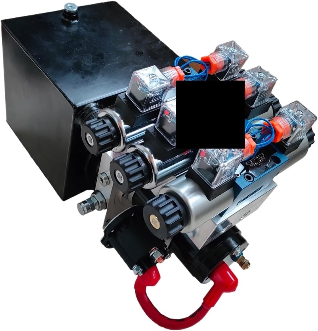 1pcs 0.8kW DC Hydraulic Power Unit (3-Way, 6-Specification), Suitable for excavators, Construction Machinery, etc.(12V)