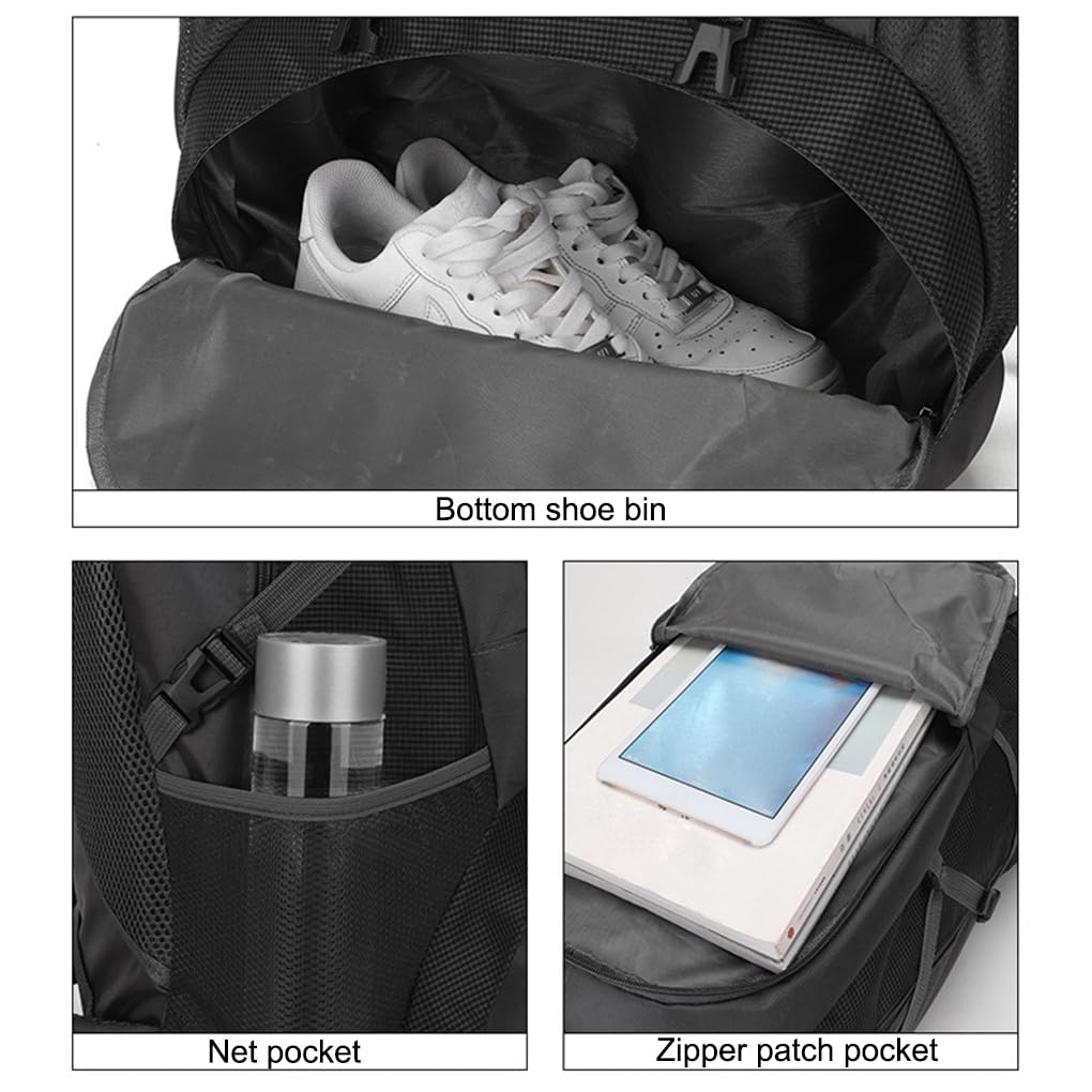 60L Rucksack Outdoor Camping Große Kapazität Wasserdichter Rucksack Kletterrucksack Jagd Angeln Tragbare Leichte Tasche