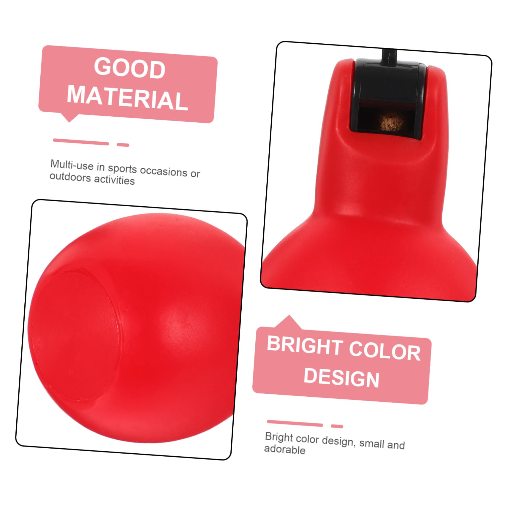 BESPORTBLE 10pièces Sifflet De Survie Squeeze Pratique pour Activités Extérieures Et Secours Urgence Sifflet Réutilisable Et Décoratif