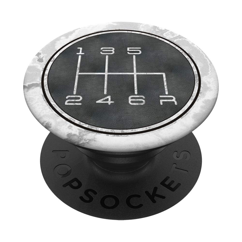 Car Mechanic Racing Speed Gear Shift Design PopSockets PopGrip: Swappable Grip for Phones & Tablets