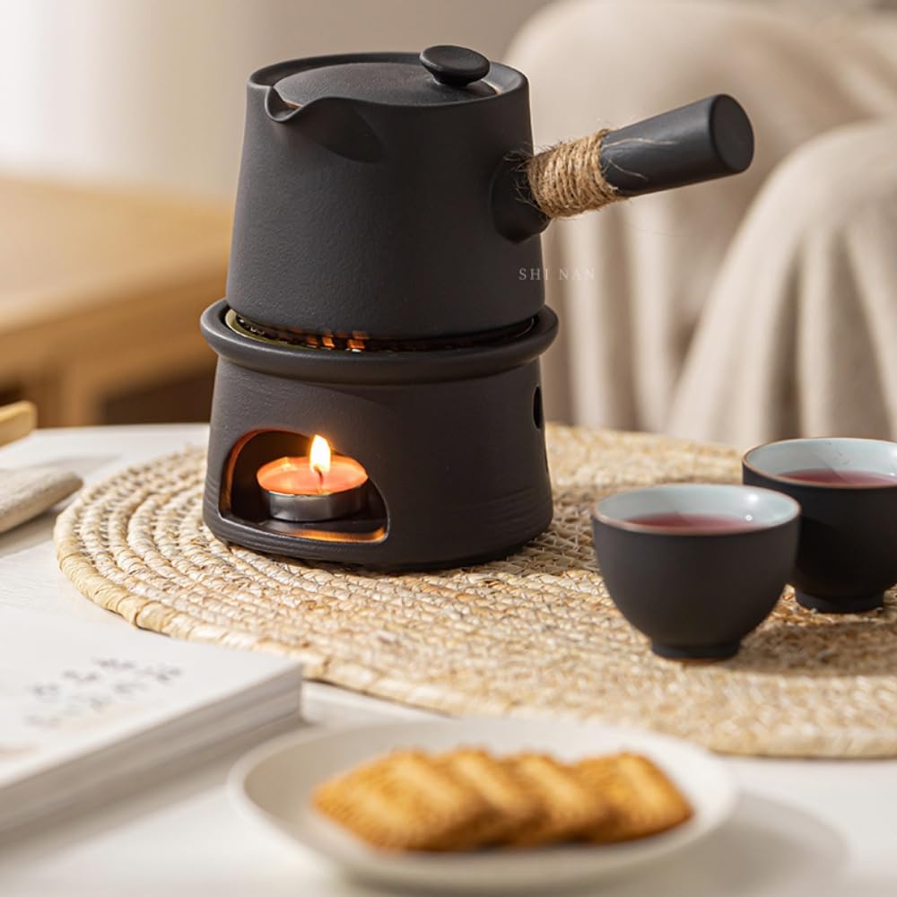 Amazon | Aeroor茶香炉 陶器 急須 陶器 茶器 加熱茶器