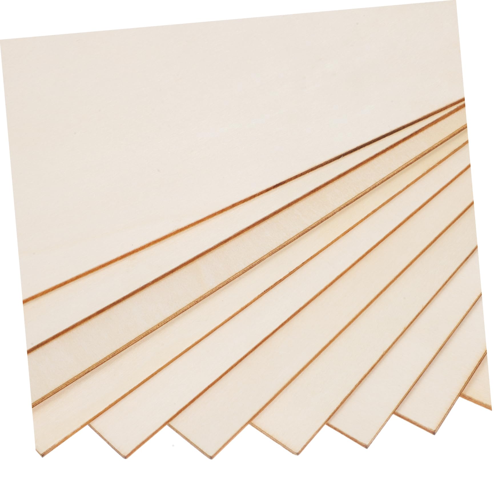 12stücke Unbehandelte Holzquadrate Zum Basteln Leere Quadratische Holzbretter Zum Malen Beizen Brennen Decoupage Und Mehr