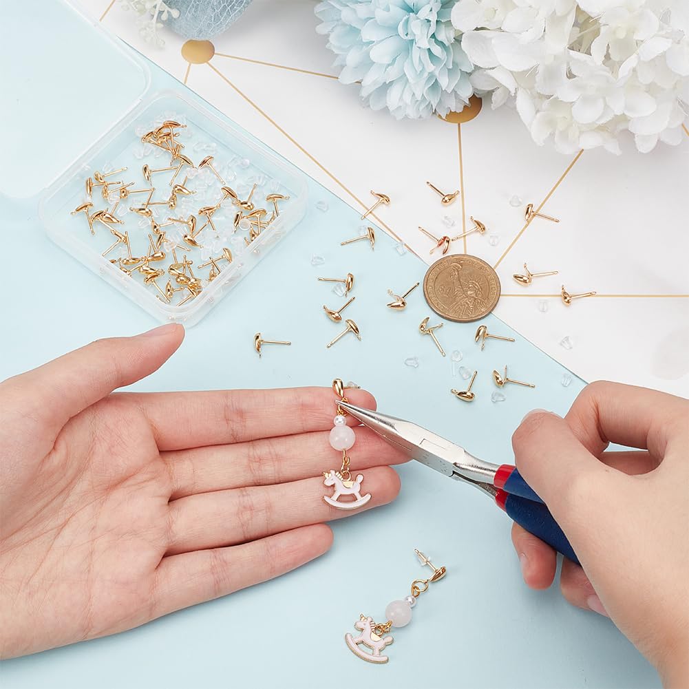 Buy wholesale Alba Drop – Orecchini con perla keshi e zircone placcati oro 18K