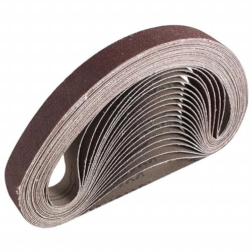 『♯100 20mm×520mm』10枚セット ベルト ペーパー 電動 ディスク サンダー 交換用 エンドレス ペーパー 金属 研磨 幅 2cm