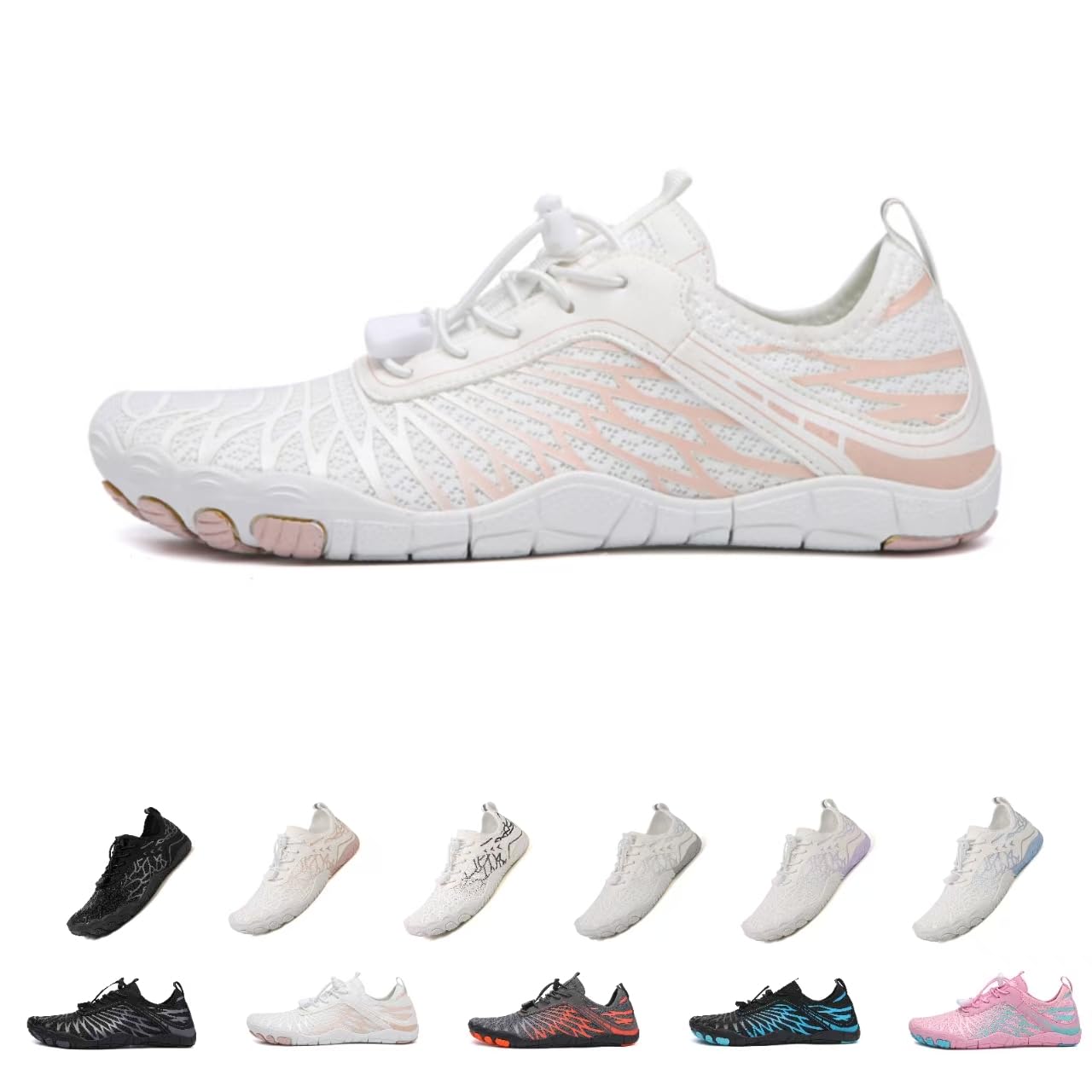 Kaeril Hike Barefoot Shoes Women, New Hike Shoes Women Men, Breathable & Non-Slip Trail Athletic Footwear, Surfing & Wading Wide-Toe Box