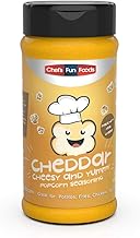 Popcorn Cheesy Cheddar 9 OZ | Kosher Food for Restaurants and Home Cooks | No MSG or Fillers | Great for Popcorns, Fried Foods, BBQ, Chicken Wings & More!