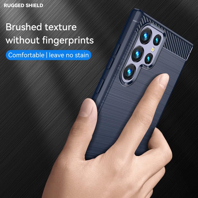Image of Basic Case for Samsung Galaxy S21 Ultra (Carbon Fibre Blue)