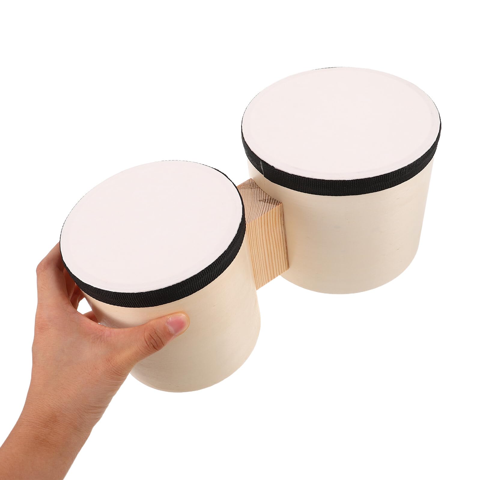 SUPVOX 1 Juegos de Percusión Musical de Madera para Adultos Practicar Instrumento de Mano con Baquetas de Madera para Aprender Música al Aire Libre