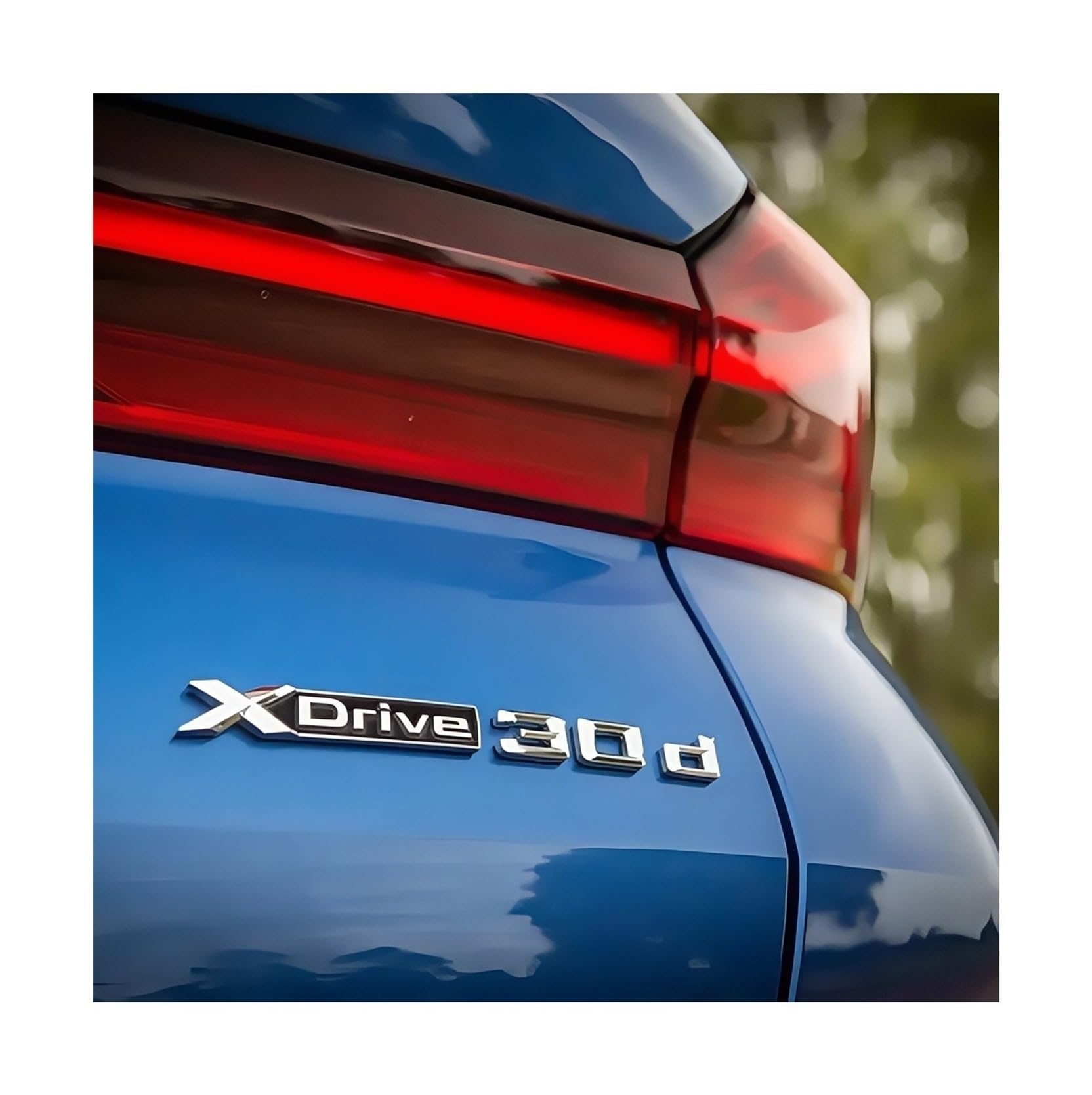 Emblemas 3D ABS for Guardabarros de Coche X Drive 18d, 20d, 23d, 25d, 28d, 30d, 35d, 40d, 45d, 48d, 50d y 55d, compatibles con X1, X3, X4, X5, X6 y X7(Gloss Black,X Drive 40d)