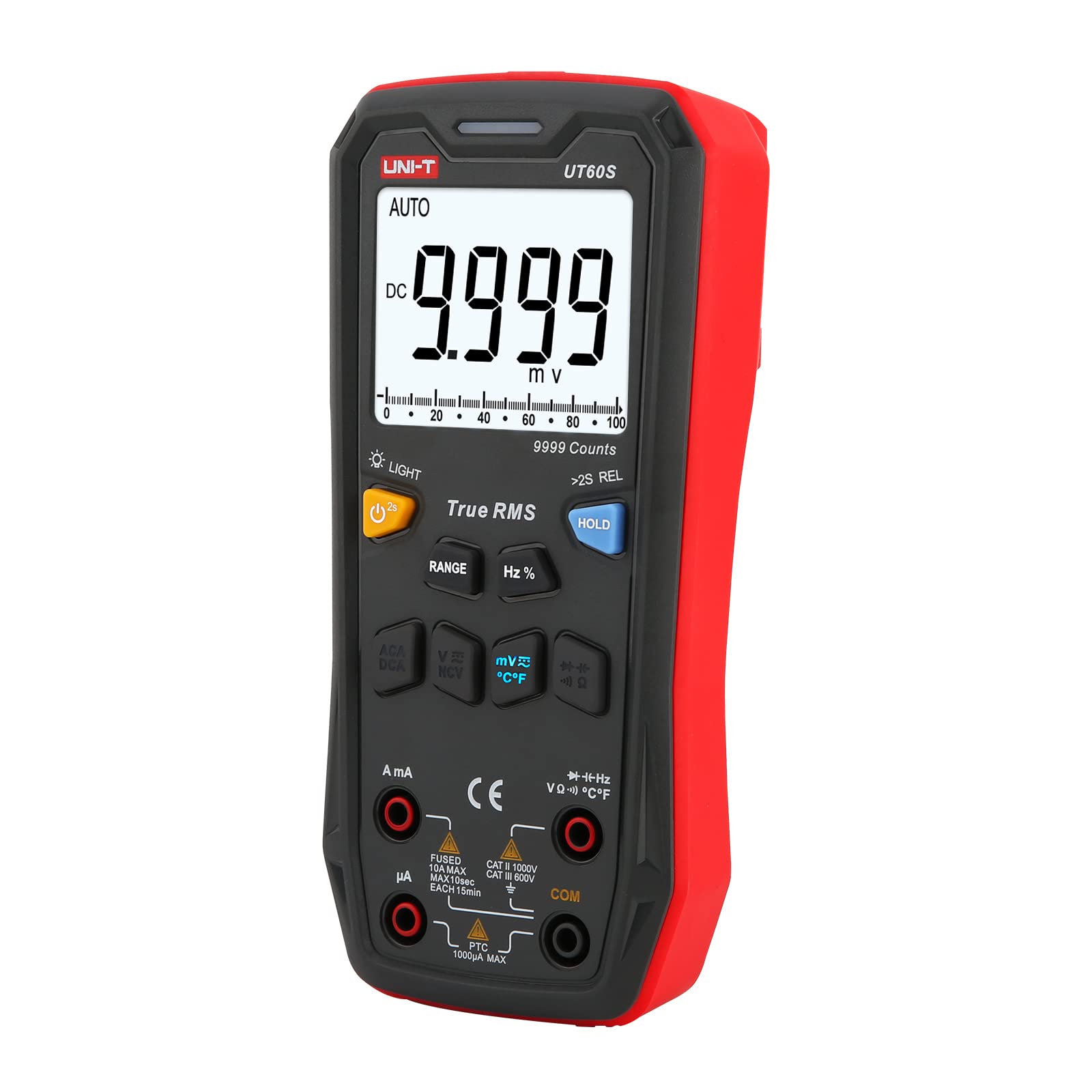 UNI-T Digital Multimeter Smart,UT60S True RMS,9999 Counts 1000V AC DC Voltmeter Ammeter Capacitor Temperature,Fully Automatic Anti-Burn Intelligent Multimeter Tester — Amazon image 4