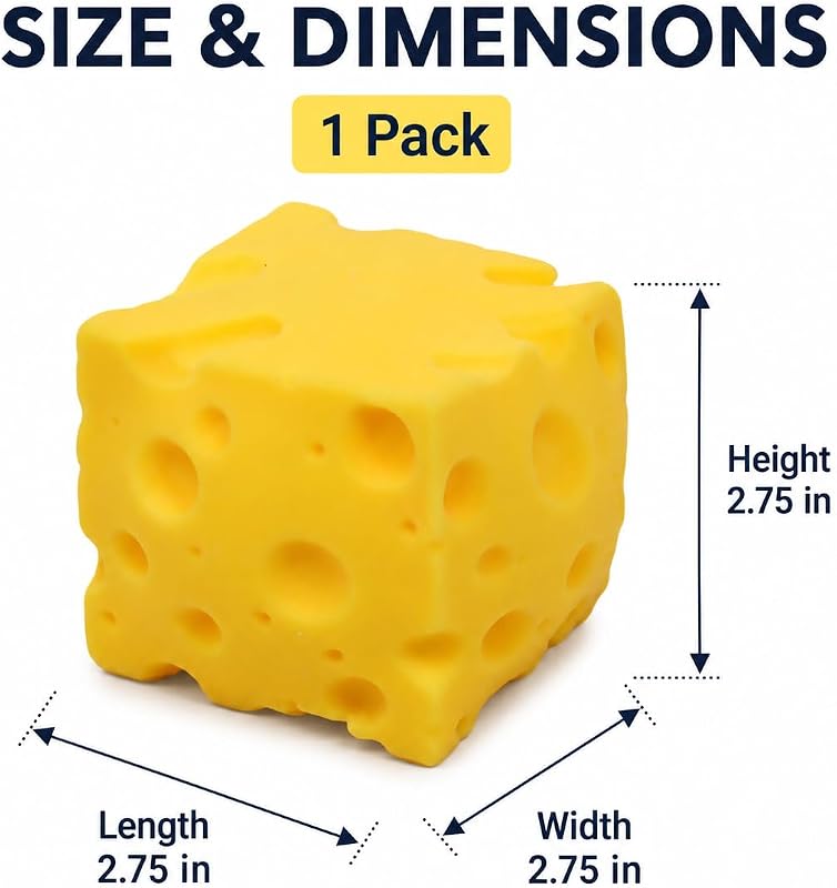 HEOU Cheese Squishy Toy – Cheese-shaped squishy toy