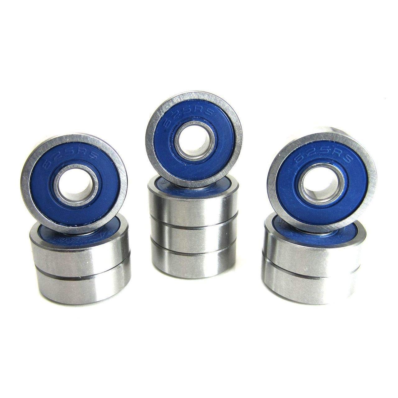 TRB RC 6x12x4mm Ball Bearings (2 Pack) - ABEC 5 Hybrid Seals Blue, For RC Cars & Models - View #4