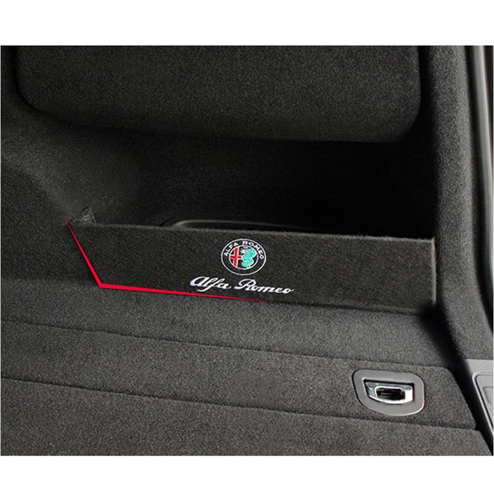 Kofferbak tassen kofferbak organisator opvouwbare Collector Box voor Alfa Romeo Stelvio 2017-2023,Blackbeigestyle L