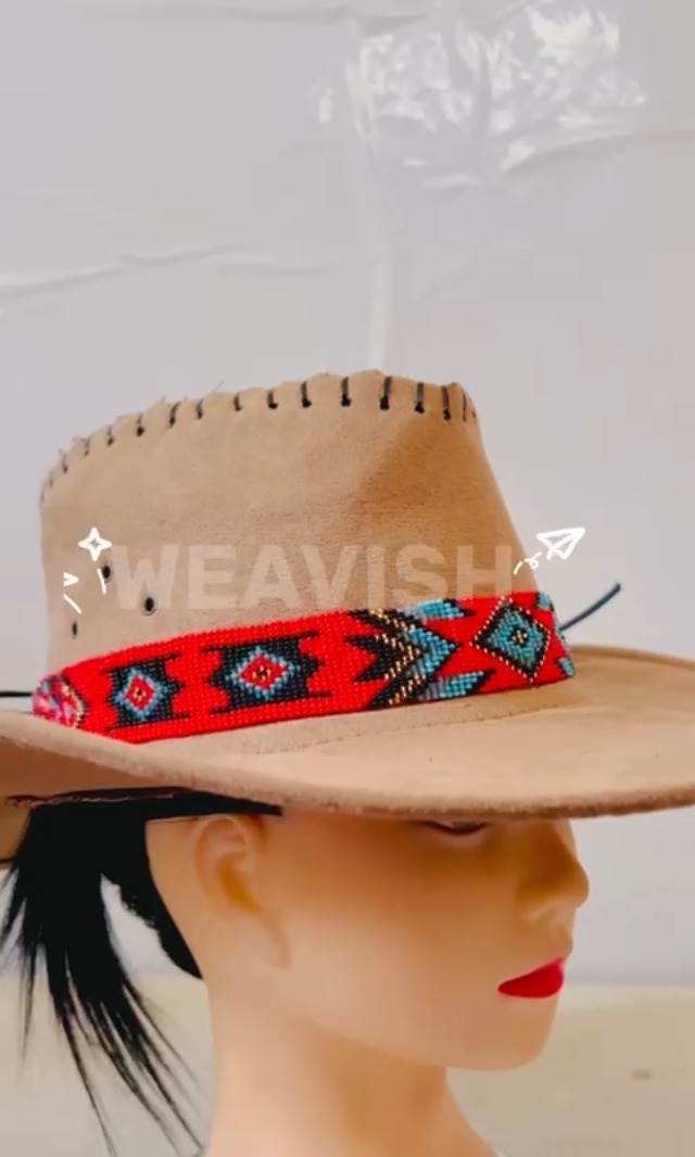 Amazon.com: Weavish Beaded Hatband Native American Style  display picture 1