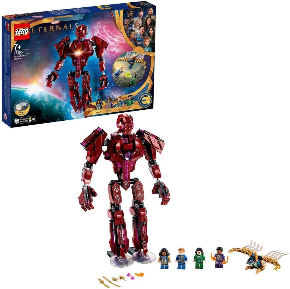 LEGO Marvel Eternals Arishem’in Gölgesinde 76155 - Süper Kahraman Seven Çocuklar İçin Minifigür İçeren Yaratıcı Oyuncak Yapım Seti (493 Parça)