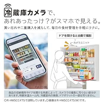 [美品　飲料保存のみ使用］日立 冷蔵庫 幅65cm 475L ホワイト2022年 キッチン家電/冷蔵庫/日立の家電品オンラインストア