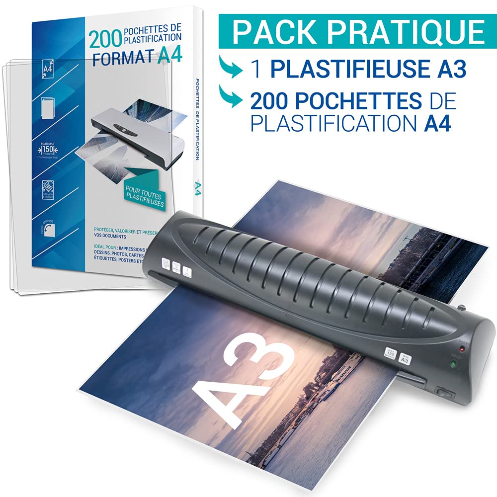Texet A78211-2X21V Pro laminator z 200 arkuszami A4 Czarny