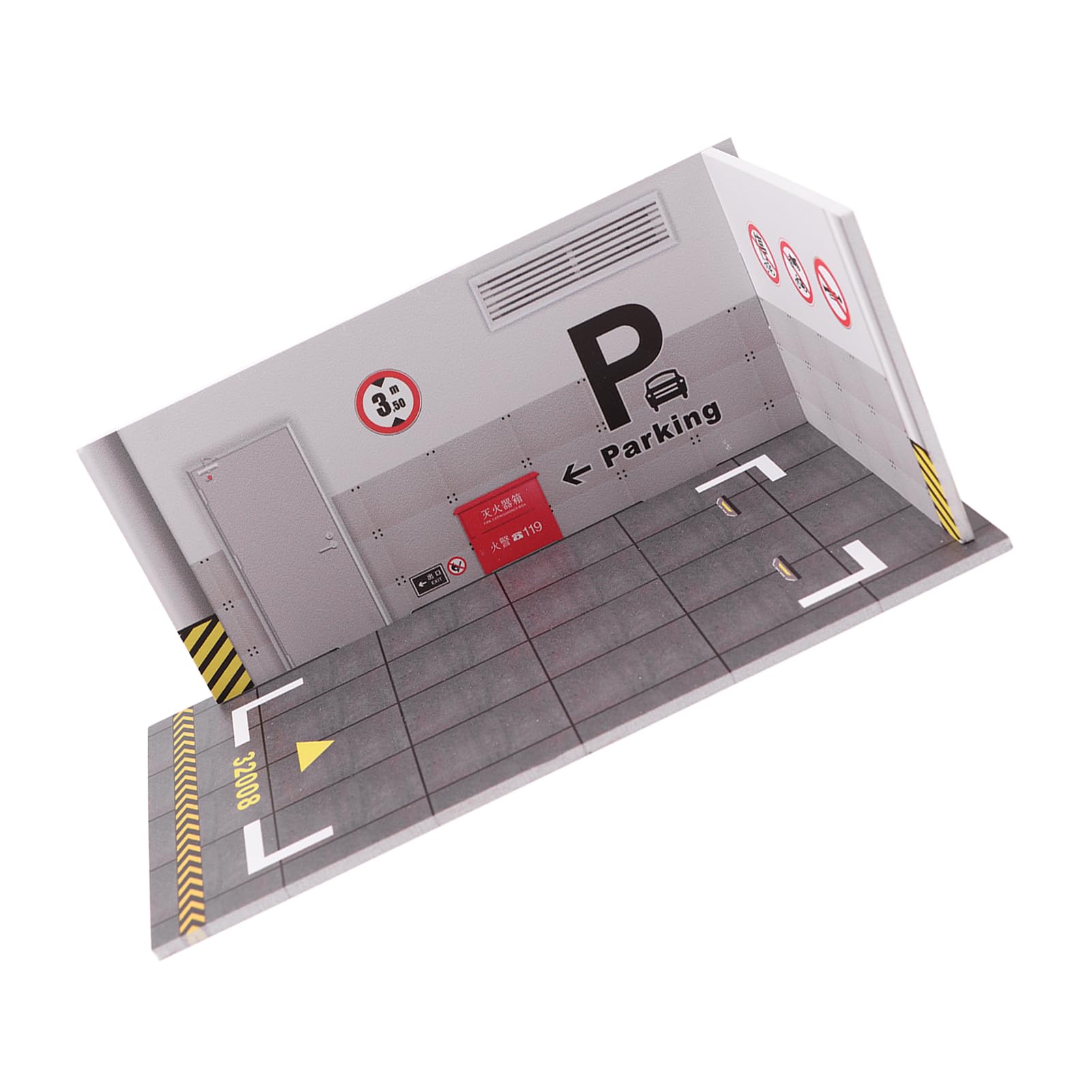 shenruifa Parking Lot Display Case, Diecast Car Garage - Image 4