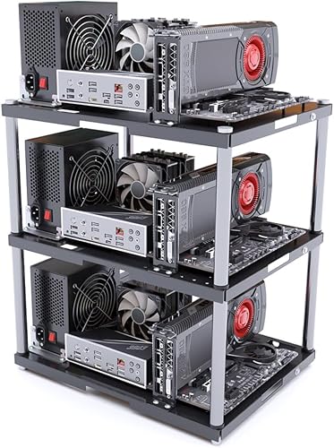 オープンフレーム PCケース 多段重ね対応 ラック型