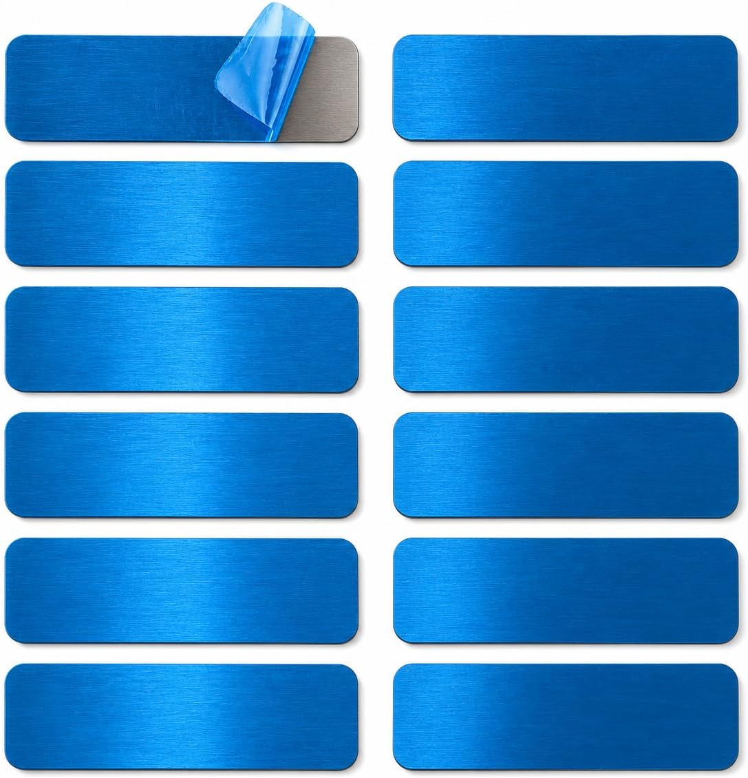 12 Pack Under Cabinet Light Magnetic Mounting Strips, Self-Adhesive Replacement Magnets for Wireless Motion Sensor Lights and Under-Counter Lamps 