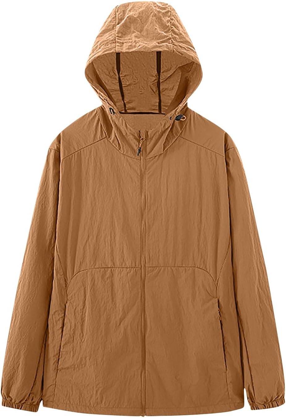 YRAETENM Packable Rain Jacket Women Lightweight Waterproof Rain Coats Hooded Cycling Bike Jackets Travel Outdoor Windbreaker