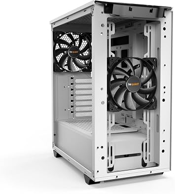 be quiet! Pure Base 500 ATX Midi Tower PC Case | Two Pre-Installed Silent Wings 2 Fans| White | BG035
