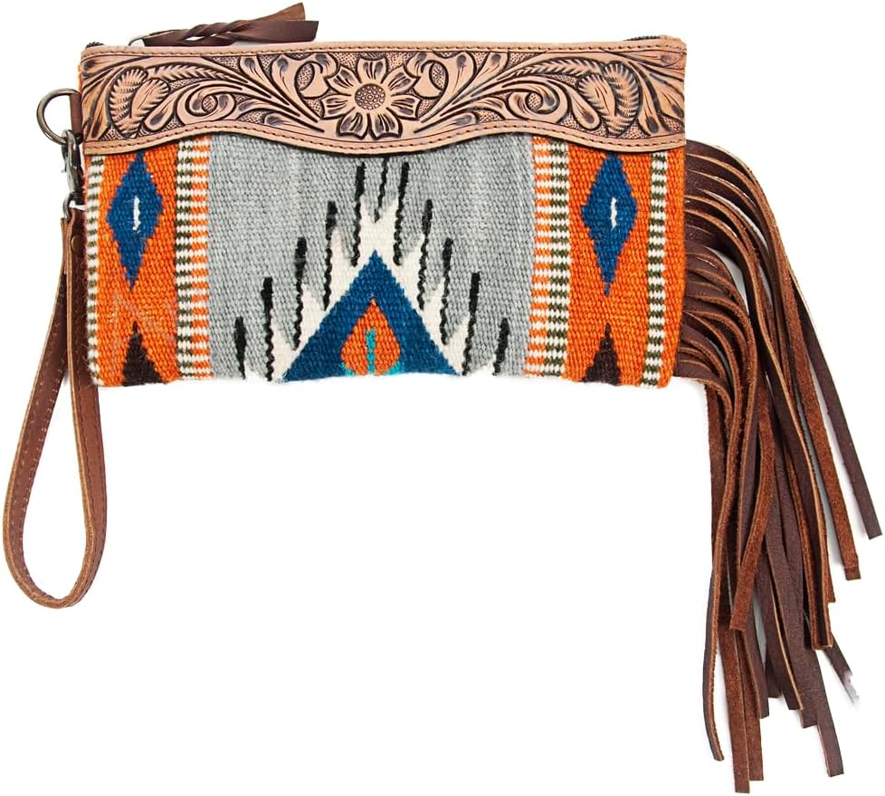 American Darling Saddle Blanket Wristlet