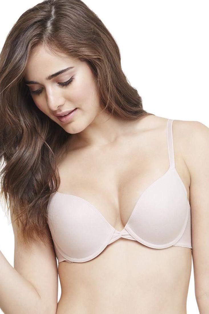 OnGossamer Women's Mesh Bump It Up Push-Up Bra - Champagne, 30A