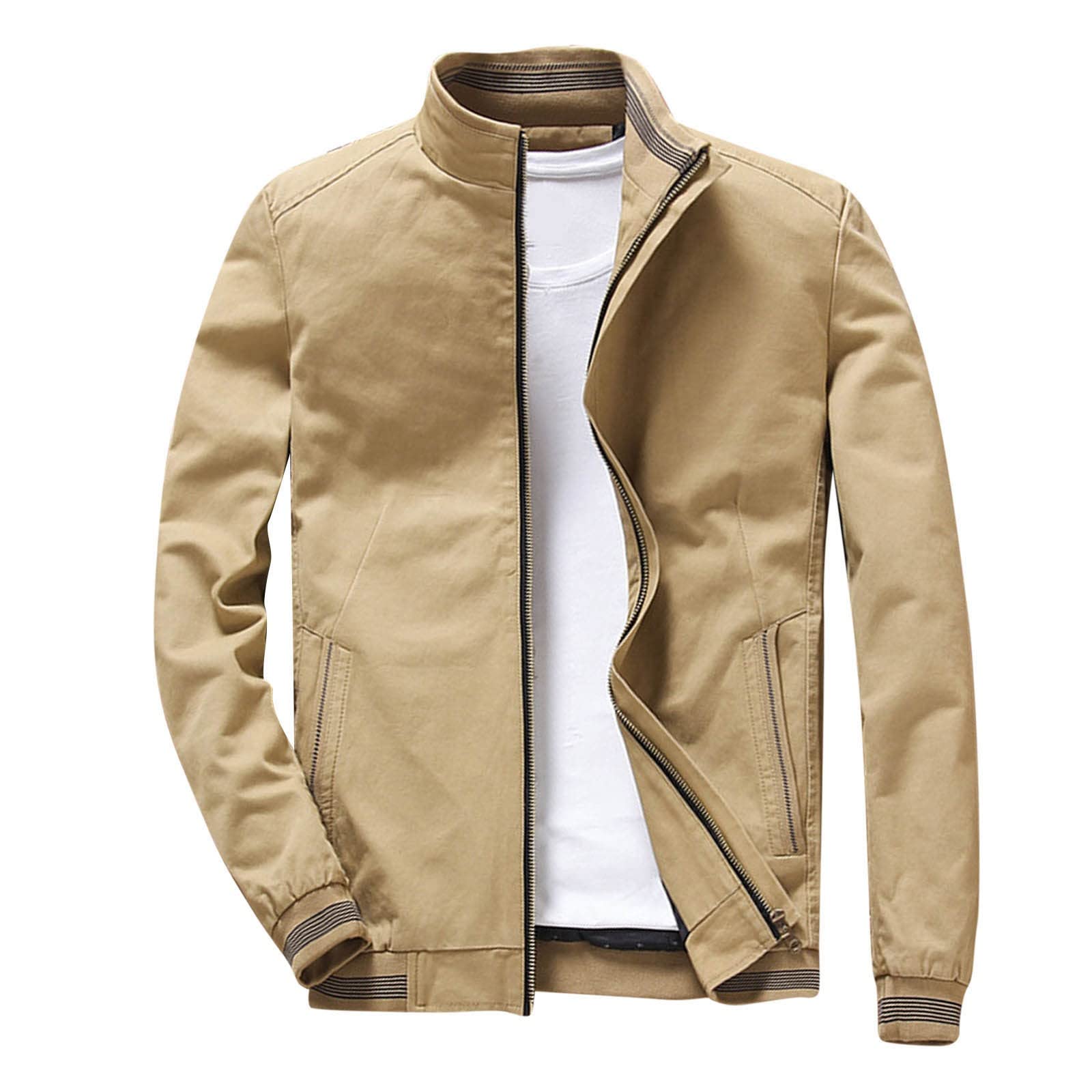 Veste de voiture classique jaune xxxxl pour homme fort avec poche camouflage - 4