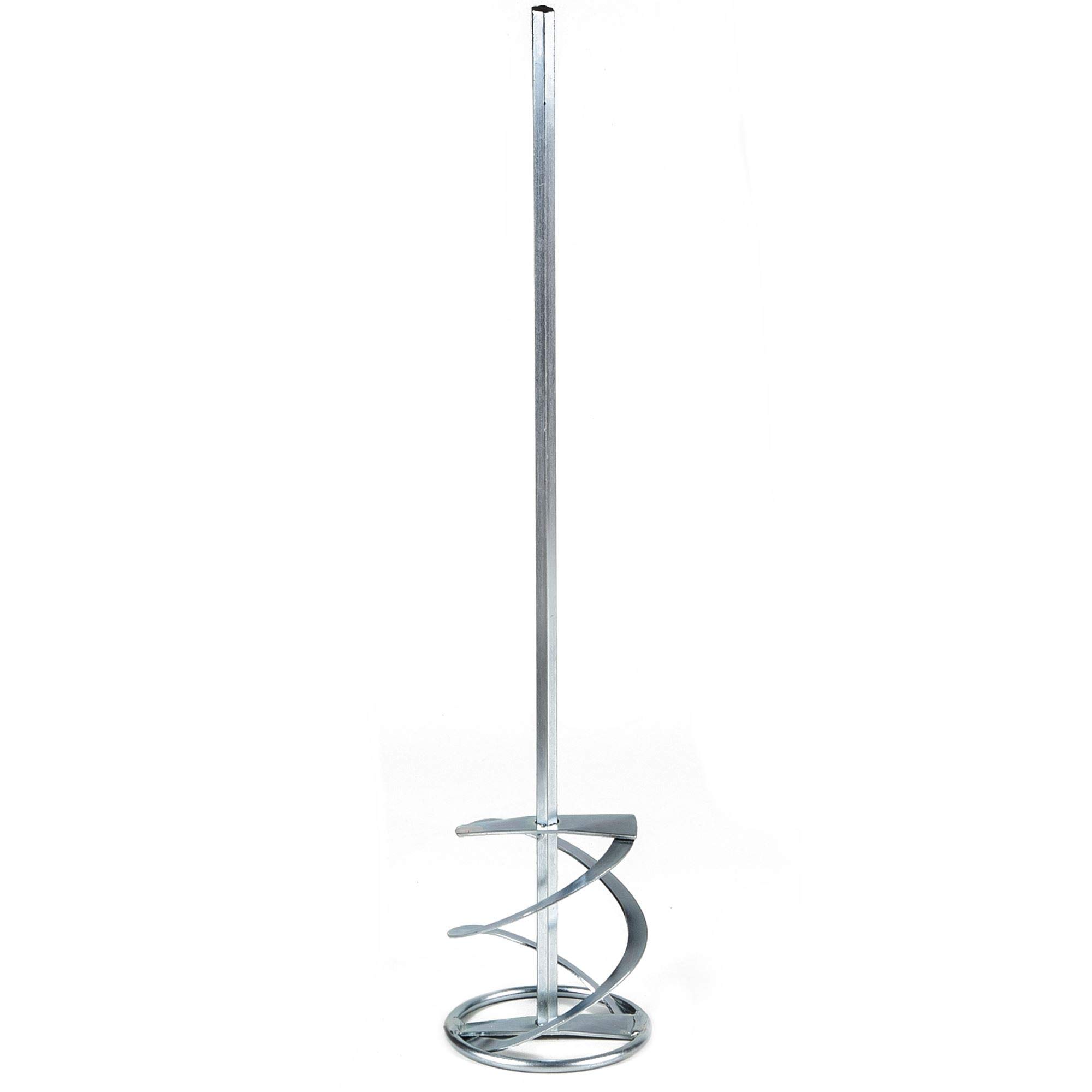 Italian Mixing Paddle 100mm x 500mm x 10mm HEX Shank Mixer, Plaster, Render Whisk, Stirrer Proper-Tools (G28/1040-G)