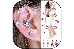 Lymphatic Drainage Earrings for Improved Lymph Flow: Halolux Magnetogen Earring Studs