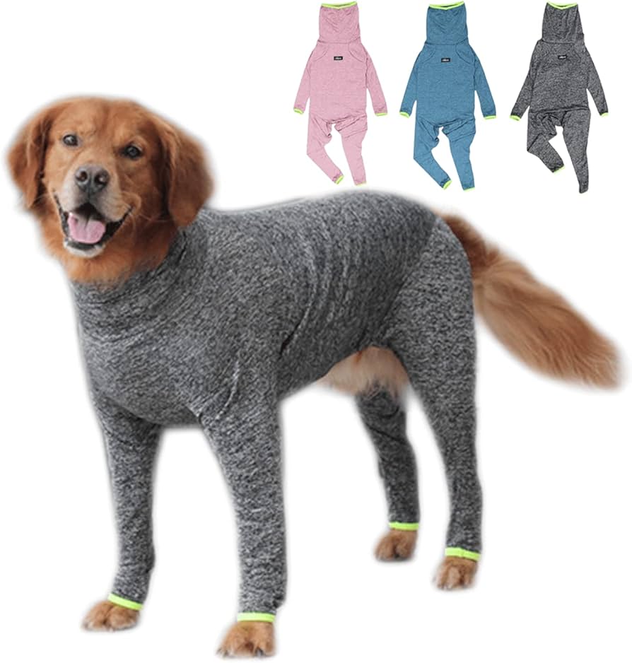 Amazon | DeCOLLECT 大型犬 スキンスーツ スキンウェア 犬 服 ノミ