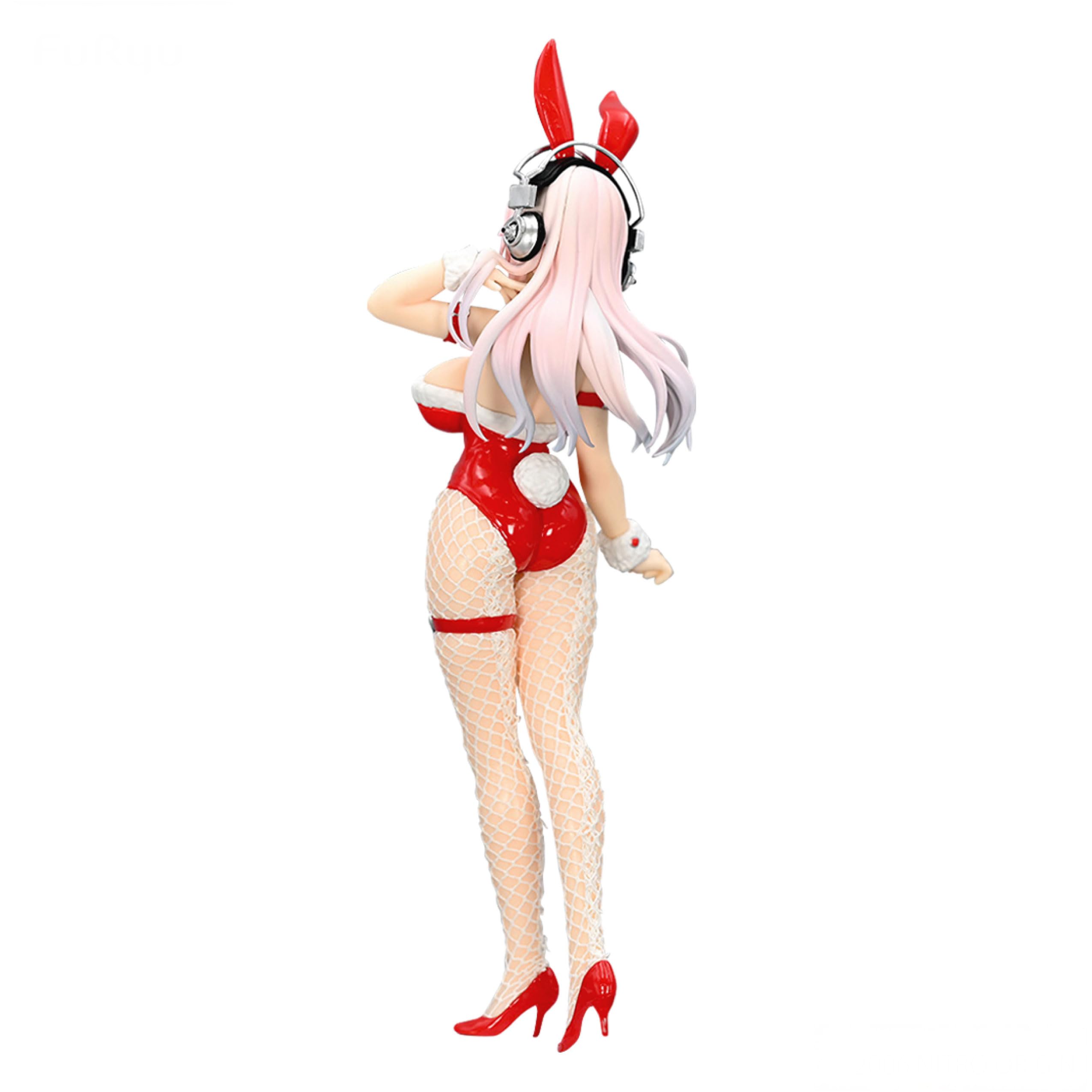 Furyu - Super Sonico BiCute Bunnies Red Colour Ver. 30 cm, Figures