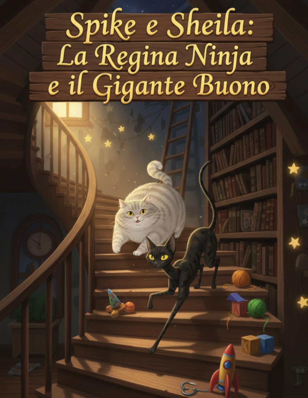 Spike e Sheila - La Regina Ninja e il Gigante Buono: Libro illustrato per bambini: una favola sui gatti, la diversità e l'amicizia. Vol. 1 - Edizione ... per bambini sui gatti e l'amicizia)