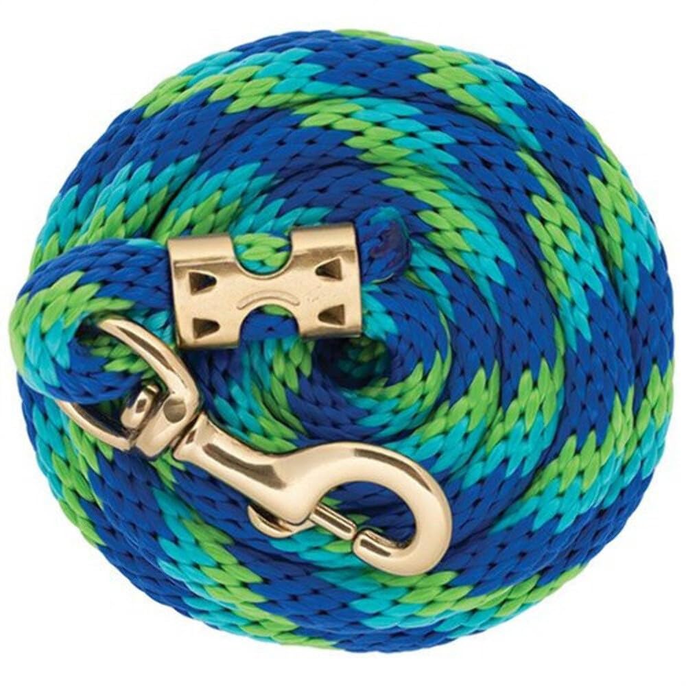 Weaver Multi-Colored Lead Line Rope With Brass Snap | Riding Warehouse