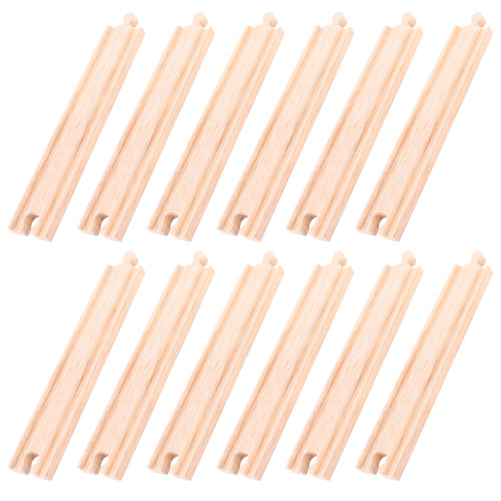 Bigjigs Rail Long Straights (Pack of 12)