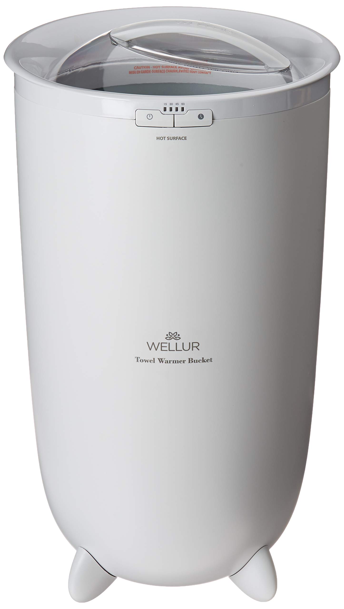 WELLUR Towel Warmer Bucket, Extralarge, White Buy Online in United