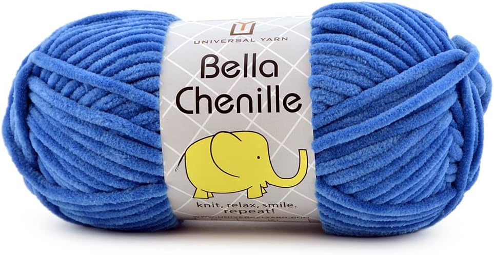 Universal Yarn Bella Chenille 109 Yarn, Blueberry