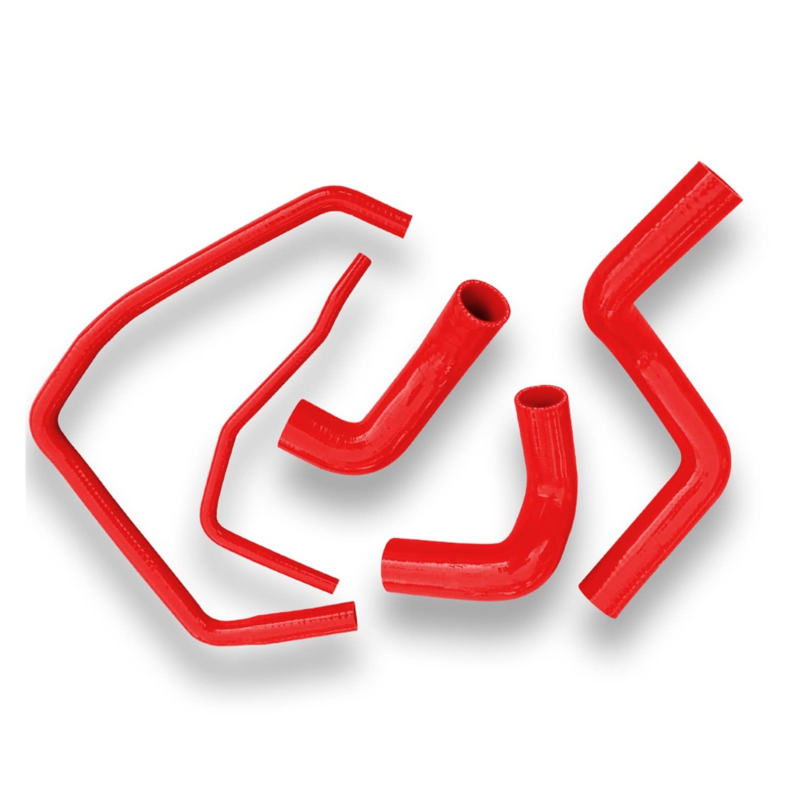 Intake Hose Pipe 95389388 95390894 for Chevrolet for Cruze 1.6L Coolant Radiator Hose Heater Hose 2009 2010 2011 2012 2013 2014(1.6T 5pcs Red)