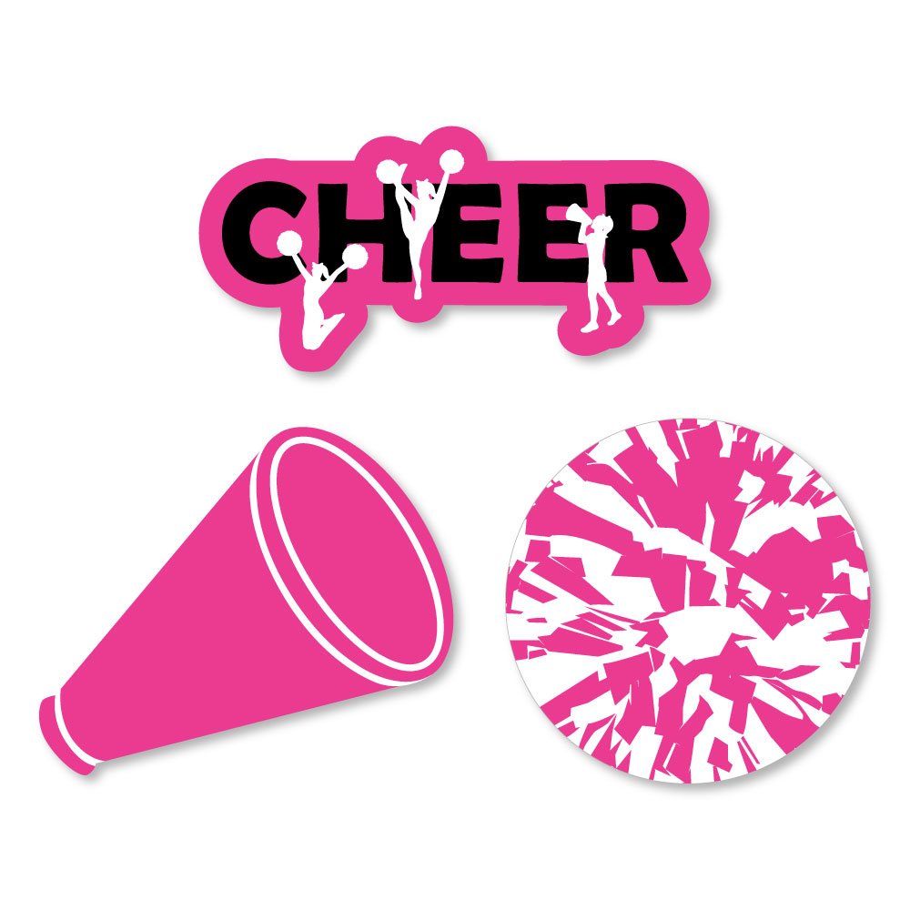 Cheerleading Megaphone Clipart Pink