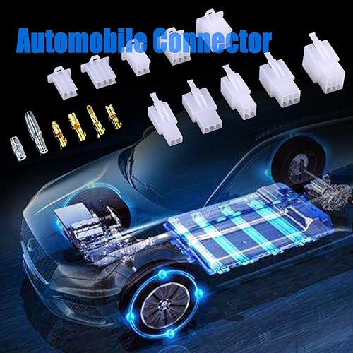 Miniatura 7 de Swpeet Kit de conectores de cable eléctrico automotriz de 0.110 in, 0.110 in, 0.110 in, 2, 3, 4, 6, 9 pines, conectores de cable eléctrico