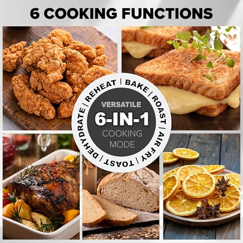 Nuwave Brio Plus 6-in-1 Air Fryer, 7-Qt Large Capacity, 50°F–400°F Precise Temp Control, Non-Toxic PFAS-Free Nonstick, Air Fry, Bake, Roast, Toast, Dehydrate, Reheat, 100 Presets, Dishwasher Safe by Nuwave - Image 6