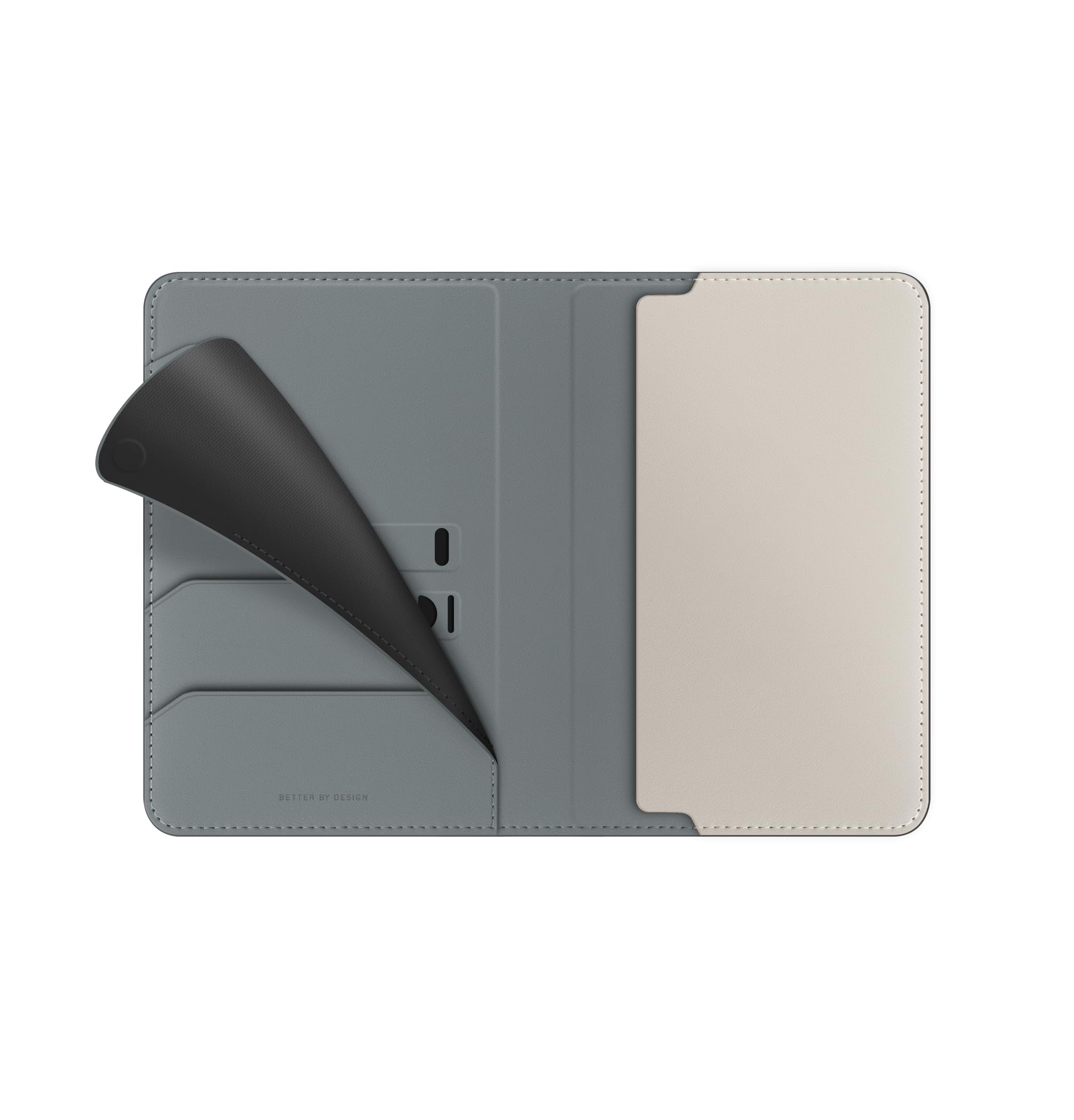 UNIQ PORTA PASSAPORTO BELMONT CON BLOCCO RFID, LICHEN/AVORIO, Porta passaporto, portafoglio