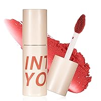 Vista 29 de INTO YOU Tinte labial mate súper permanente, suave y ligero, suave y suave, lápiz labial nude de doble uso (W4)