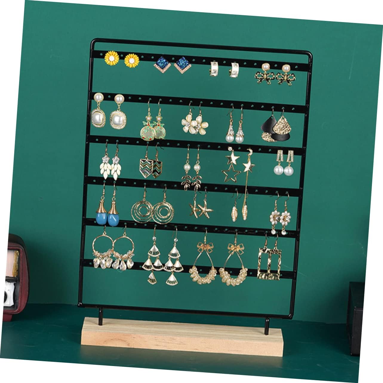 Stud Earring Holder Organizer Jewelry Display Rack for Counter Home Supplies