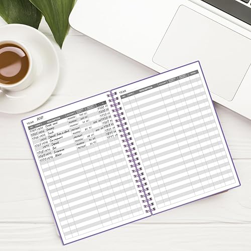 Miniatura 6 de Libro de contabilidad - Diario de registro de contabilidad A5 para pequeñas empresas y uso personal, libro de cuentas para seguimiento de dinero,